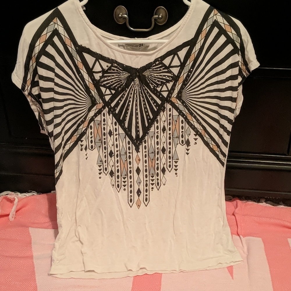 Abstract Print Top